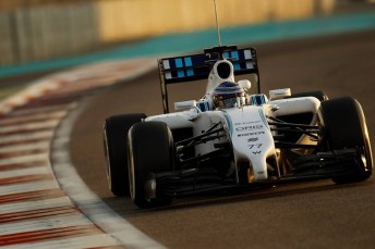 Valtteri Bottas topped the times at Abu Dhabi 