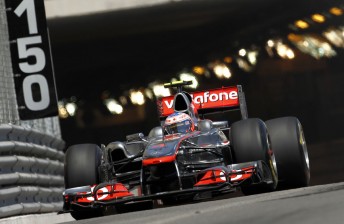Button was in fine form in Monaco