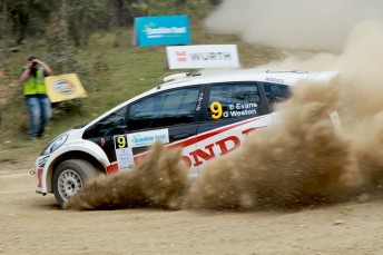 Eli Evans leads Rally Queensland with on day remaining