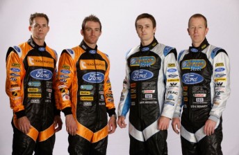 Luke Youlden, Will Davison, Mark Winterbottom and Steven Richards