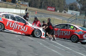 Two GRM Commodores hit the track at Winton
