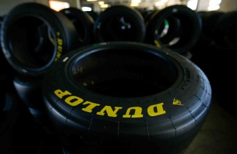 Dunlop tyres supply the V8 Supercars Championship Series