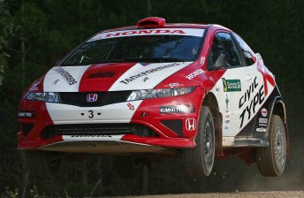 The Honda Civic of Eli Evans is one of the current two-wheel drive entries perfectly placed for the new 2013 regulations