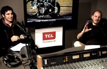Rick Kelly and Paul Dumbrell in the V8 Nation studio
