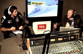 Rick Kelly and Paul Dumbrell in the studio