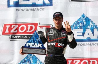 Three poles in a row for Will Power