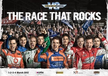 The 2012 Clipsal 500 promotional poster