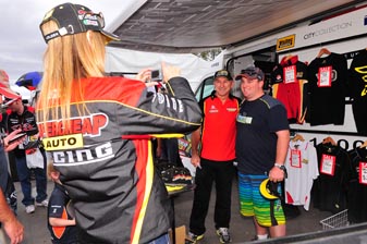 Ingall remains popular with the V8 Supercars fans