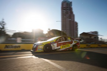 Russell Ingall on the streets of Surfers Paradise