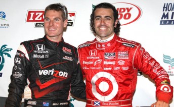 Will Power and Dario Franchitti face off in the IZOD IndyCar Series season finale in Florida