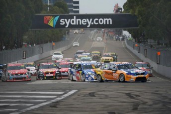 The start of the 2012 Sydney 500