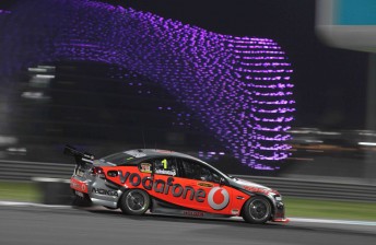 A spectacular result at a spectacular facility – Jamie Whincup at the Yas Marina Circuit in Abu Dhabi