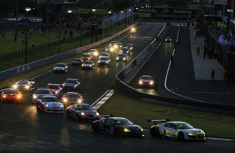 The start of the 2012 Bathurst 12 Hour