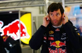 Mark Webber during practice at Istanbul