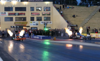 400 Thunder action in Sydney earlier this month