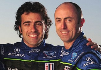 Dario Franchitti, left, would love to race a V8 Supercar at Surfers Paradise. David Brabham, right, is already locked in ...