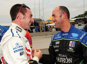 From rivals to team-mates, Simon Pagenaud and David Brabham will be team-mates at Patron Highcroft Racing in 2010