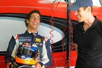 Daniel Ricciardo can still smile despite a difficult weekend at Brno