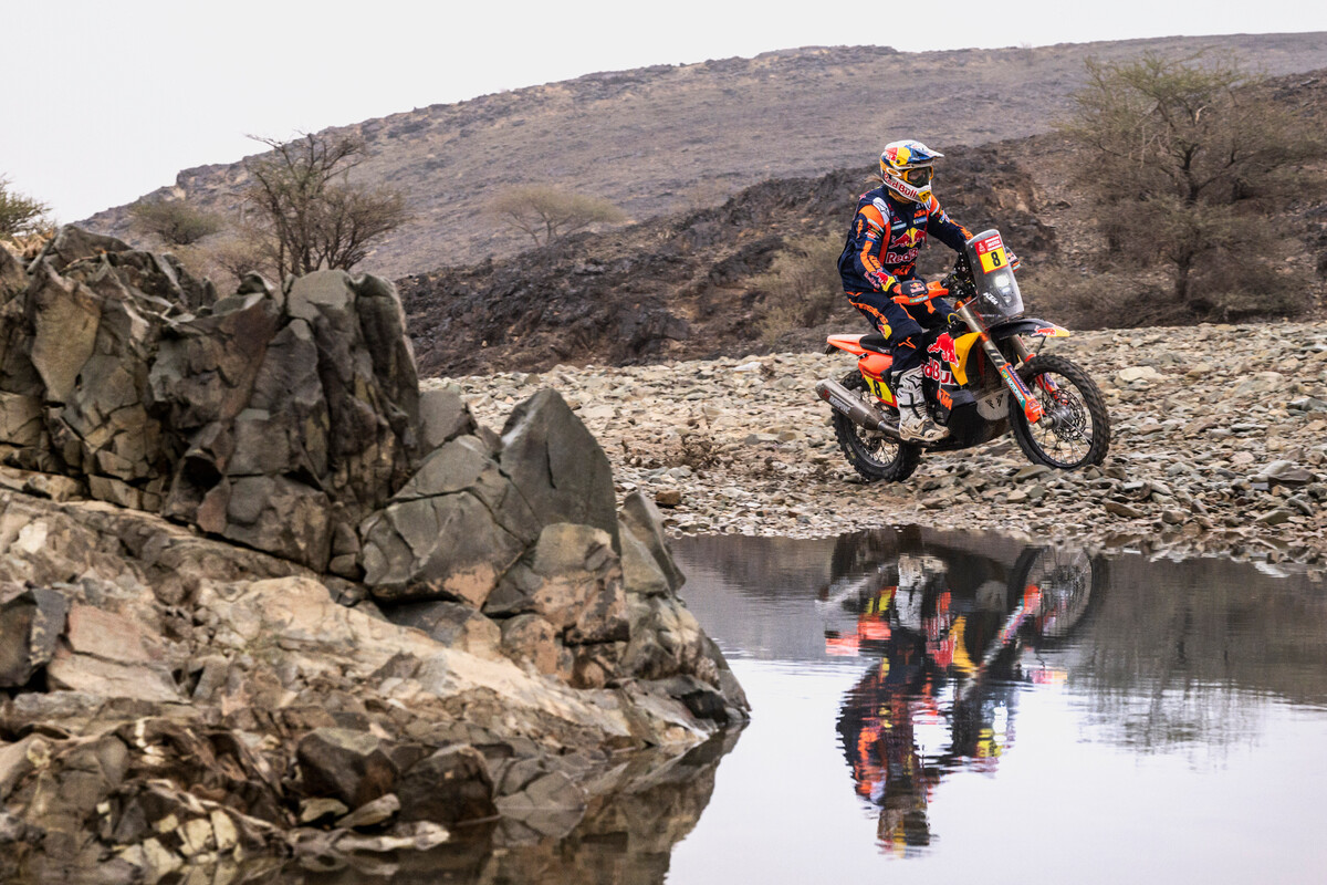 Toby Price is fourth overall after Dakar Stage 8