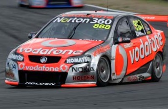 Craig Lowndes has won Race 16 of the V8 Supercars Championship