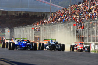 The Formula 3 fired at the Clipsal 500 in 2009