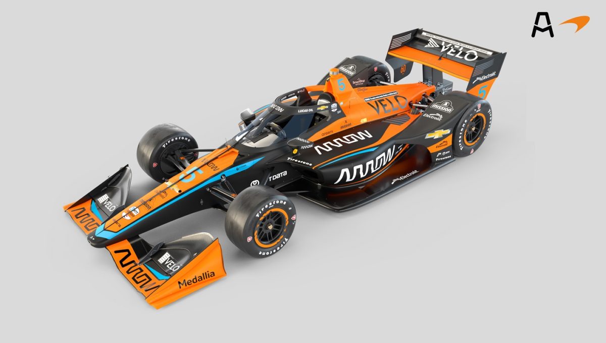 The #5 McLaren IndyCar livery for 2023