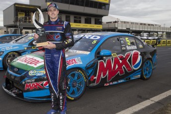 Winterbottom with the Jason Richards Trophy