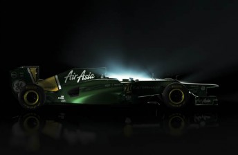 The side of the new Caterham
