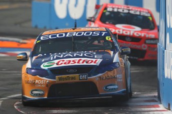 Will Davison has led home Jamie Whincup at Surfers Paradise