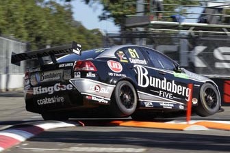 Fabian Coulthard competed in his last V8 event with Bundaberg Racing at the Sydney Olympic Park