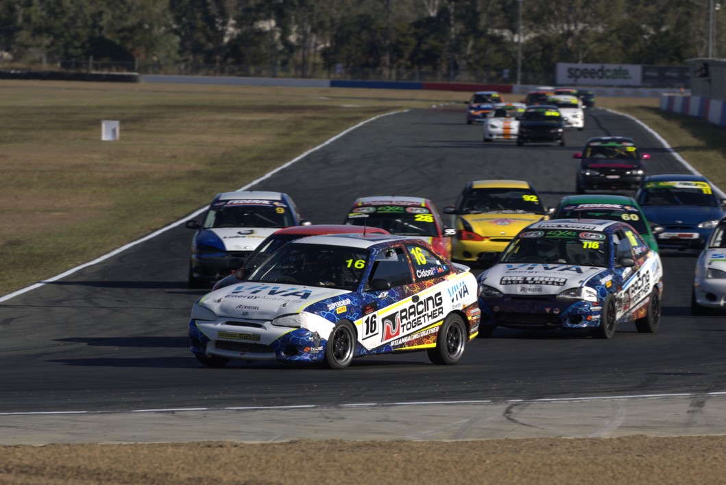 Anton De Pasquale and Zane Goddard will drive with Racing Together in a Hyundai Excel enduro