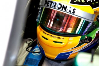 Lewis Hamilton secured pole after a bizarre Spa qualifying
