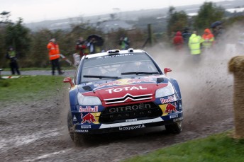 Citroen and Loeb lead after Day 1 of Rally Great Britain