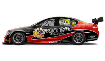 Art of the side of Dreamtime Racing