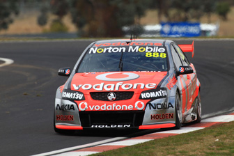 Craig Lowndes has moved into the championship lead 