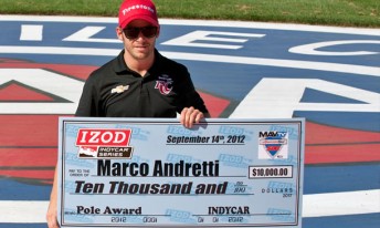 Marco Andretti will start from pole