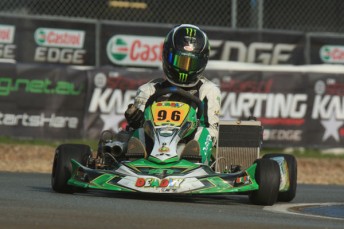 David Sera will be in the thick of the Stars of Karting Action