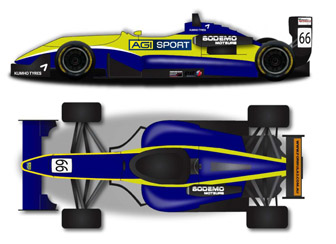 The look of the AGI Sport Dallara
