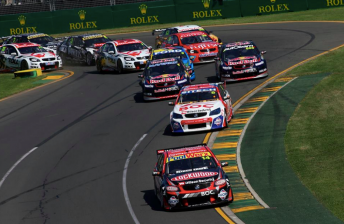 Rolling starts ordered for every race start and every restart at the Australian Grand Prix V8 Supercars non-championship meeting