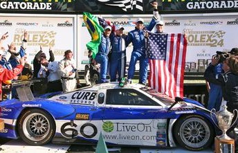 The #60 MSR Riley-Ford in Victory Lane