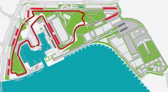 The proposed circuit layout for the opening round of next year