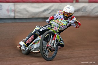 Leigh Adams in action. Pic: Les Aubrey