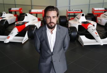 Fernando Alonso looking banish the memories of 2007
