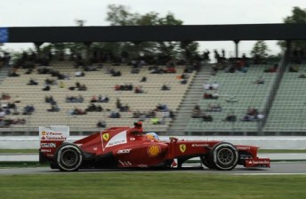 Fernando Alonso took a second consecutive pole position