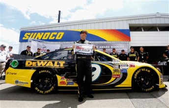 Despite two straight wins at Watkins Glen, this is the first pole for Marcos Ambrose
