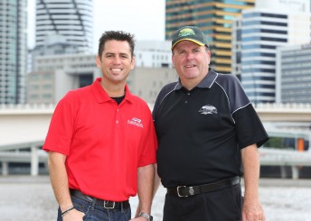 Steve Bettes (right - with NHRA star, Larry Dixon) has left Willowbank Raceway (Pic: Dragphotos.com.au)