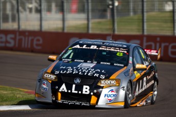 Andrew Jones driving during the opening Dunlop Series practice at Townsville