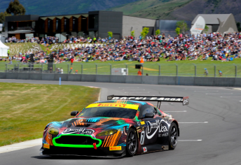 The winning Aston Martin