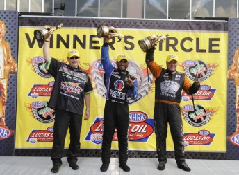 Mike Edwards, Antron Brown and Johnny Gray got the "Wally