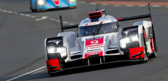 Audi has claimed the top three fastest times in the morning warm up ahead of the Le Mans 24 Hour classic